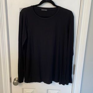 Eileen Fisher Black Long Sleeve Top